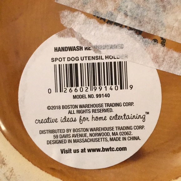 NWT! Spotted Dog Utensil Holder - Picture 4 of 4